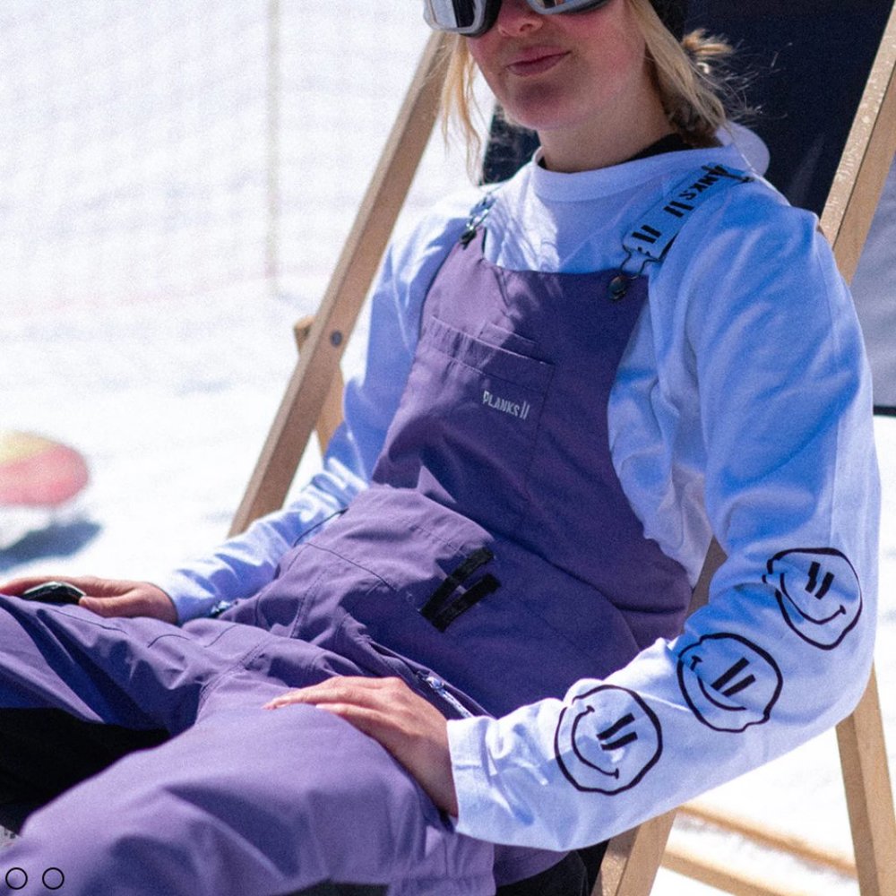 Purple Women's Fun-garees Ski Bib Pant